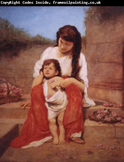 Gabriel von Max Mutter mit Kind
